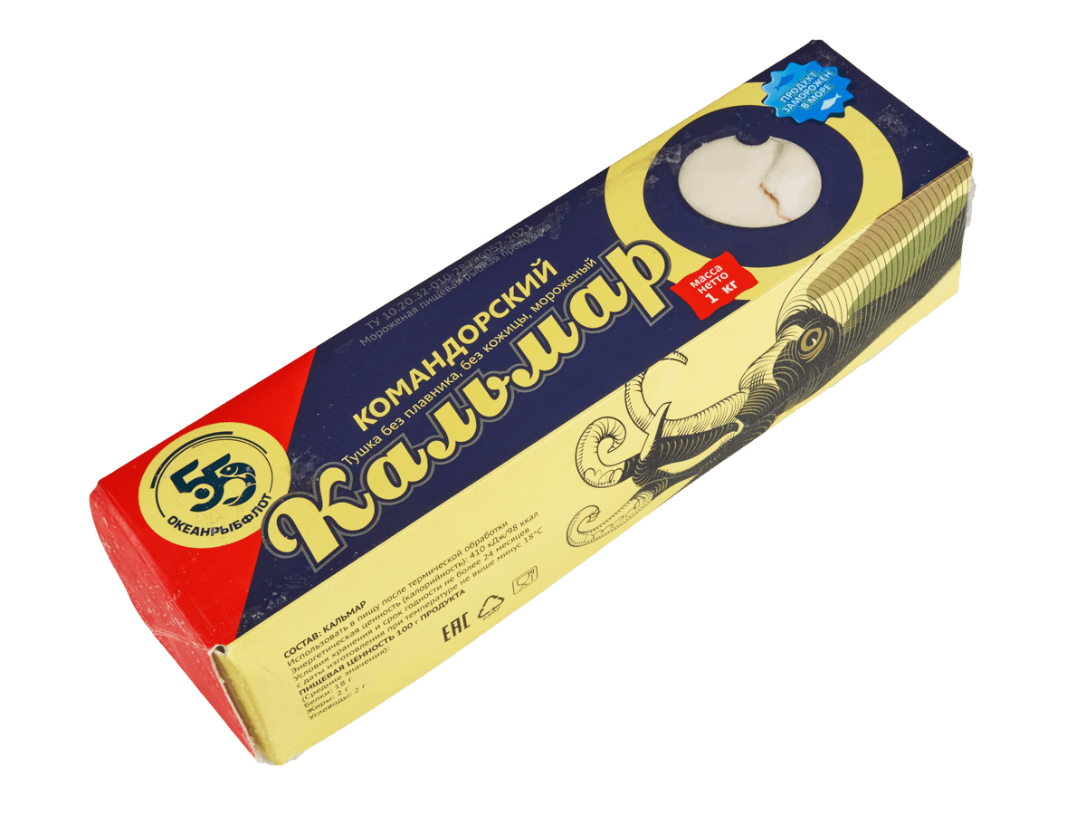 Кальмар командорский филе