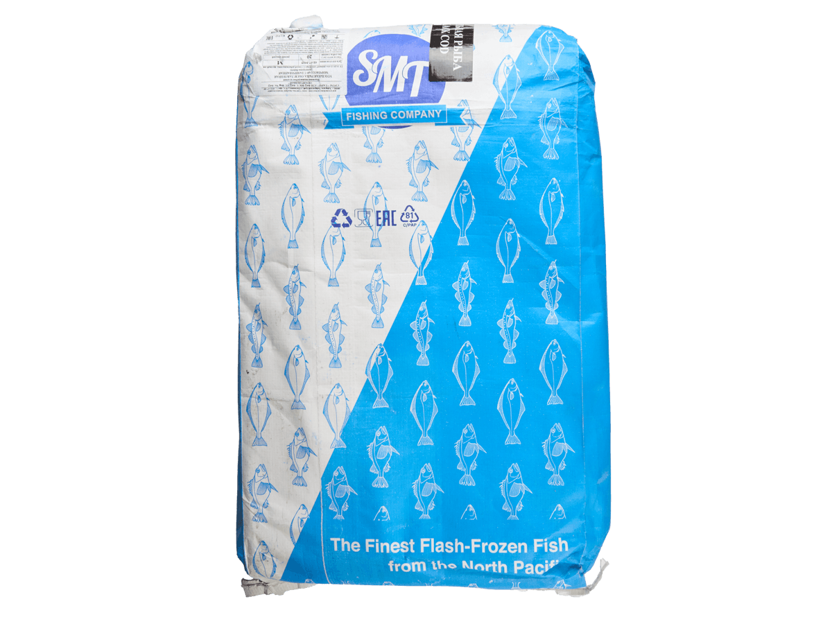 Треска черная с/м тушка б/г  1-2кг