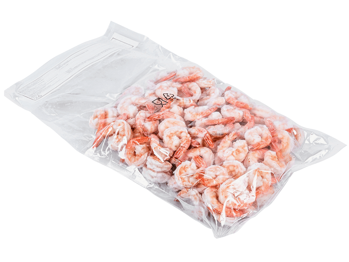 Креветка ваннамей бланш. очищ. с хв. 41/50 IQF 1кг, Индия