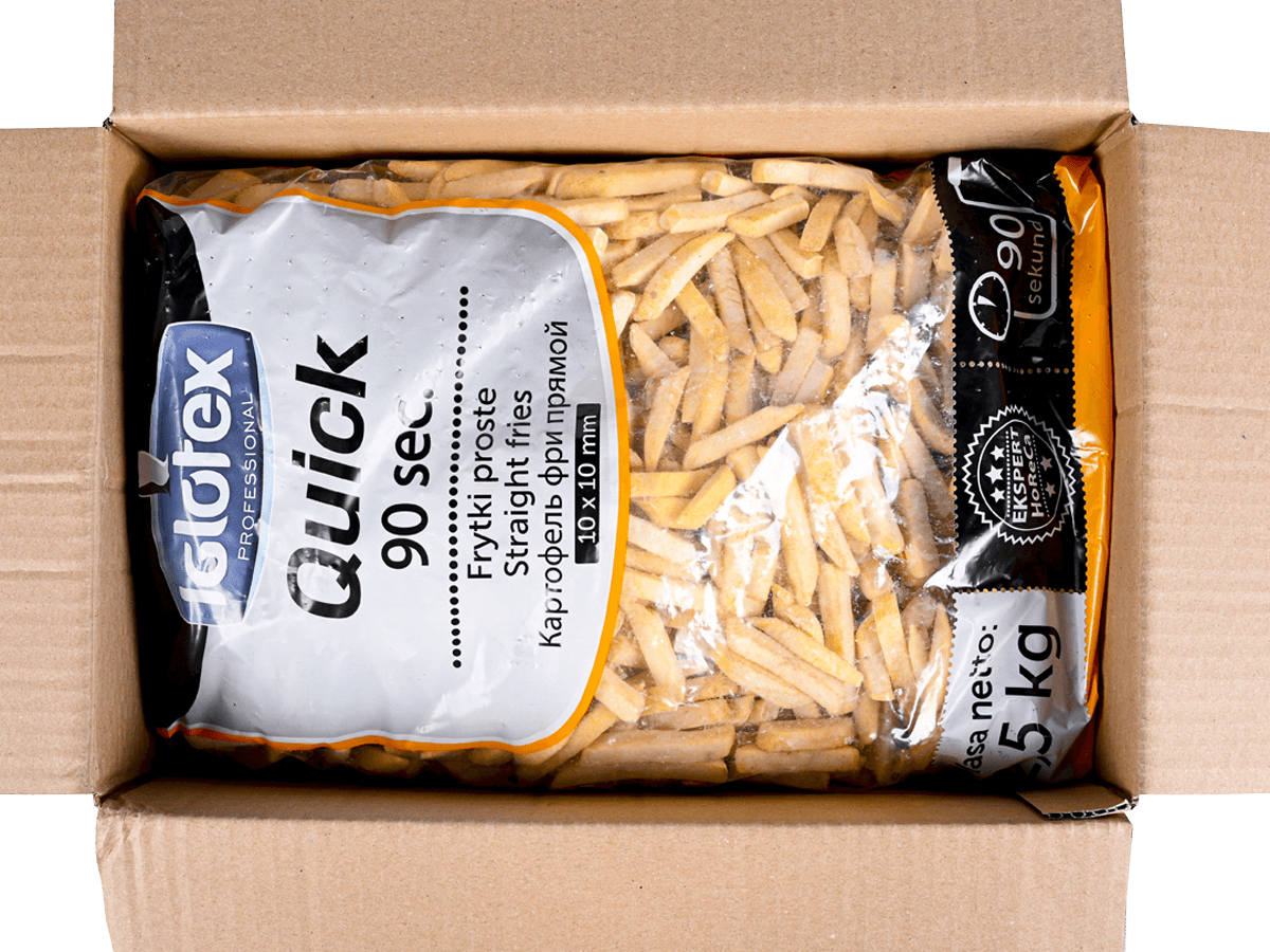 Картофель фри turbo 10х10 без кожуры, Польша