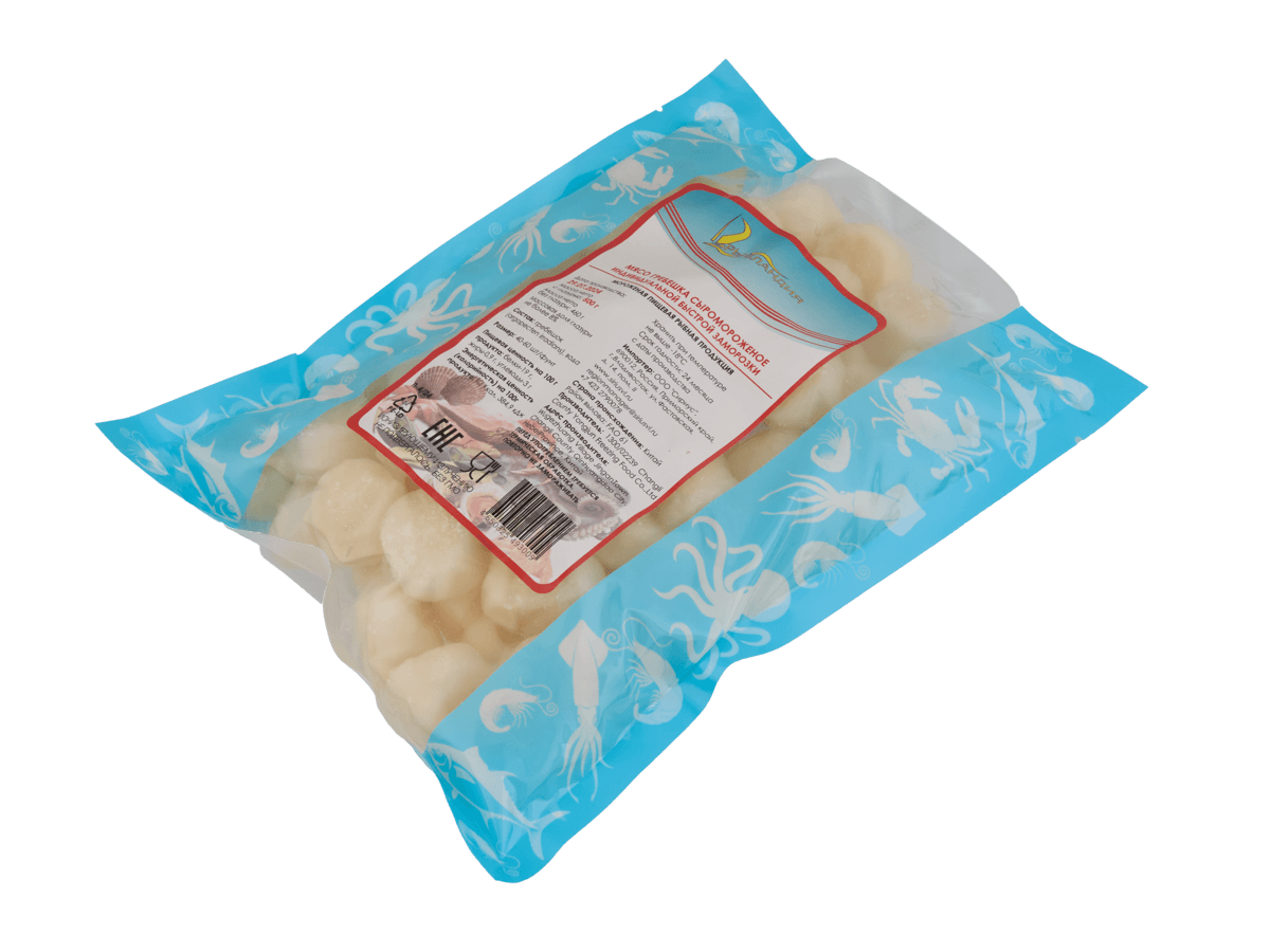 Морской гребешок с/м 40/60 IQF 8%