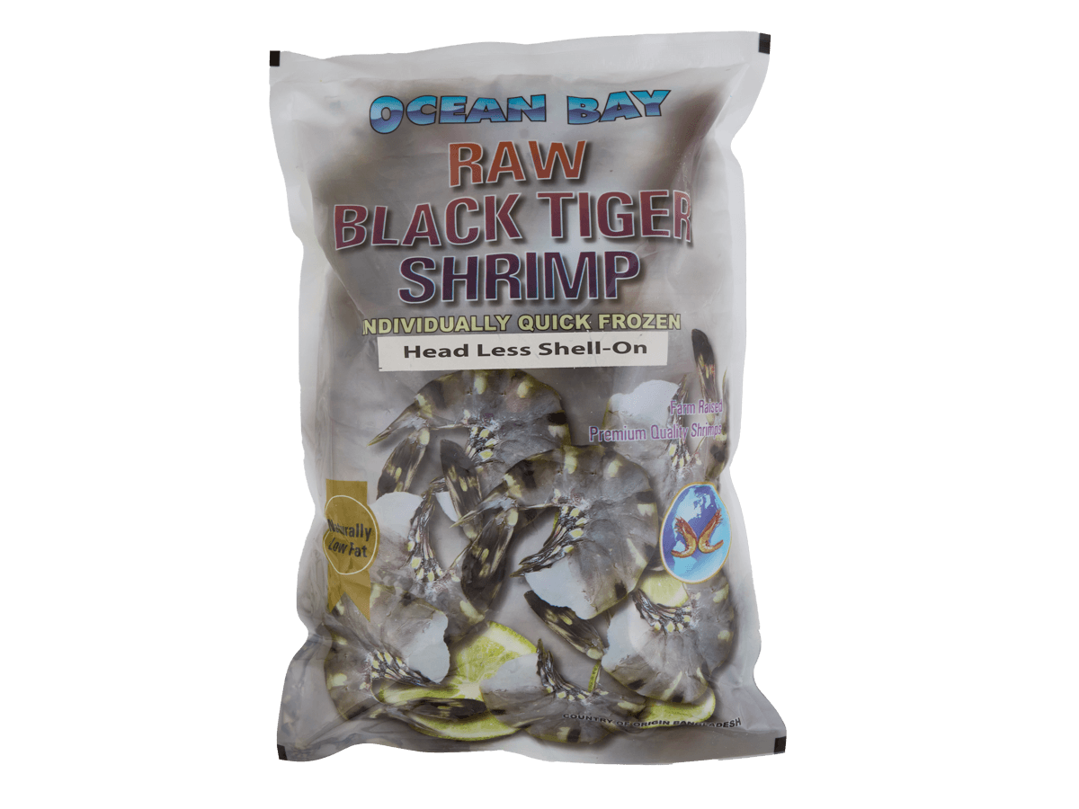 Креветка черная тигровая с/м б/г в панц. 21/25 IQF, Бангладеш