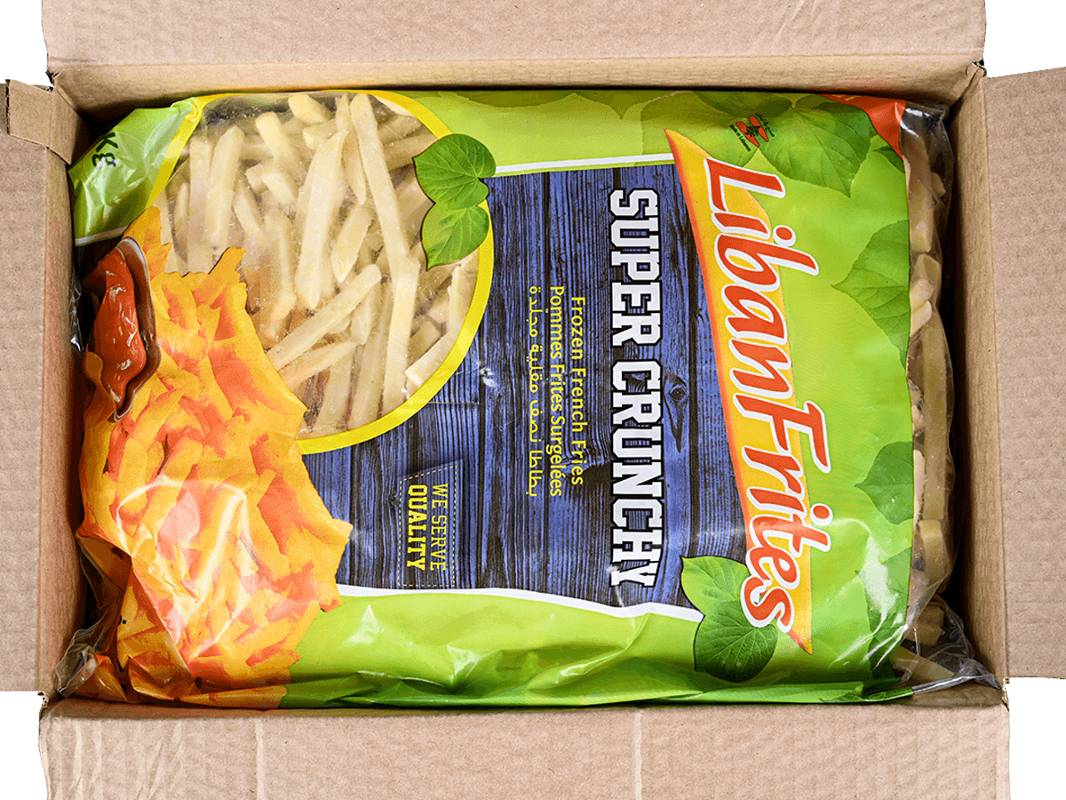 Картофель фри супер кранч 7х7 без кожуры, Ливан