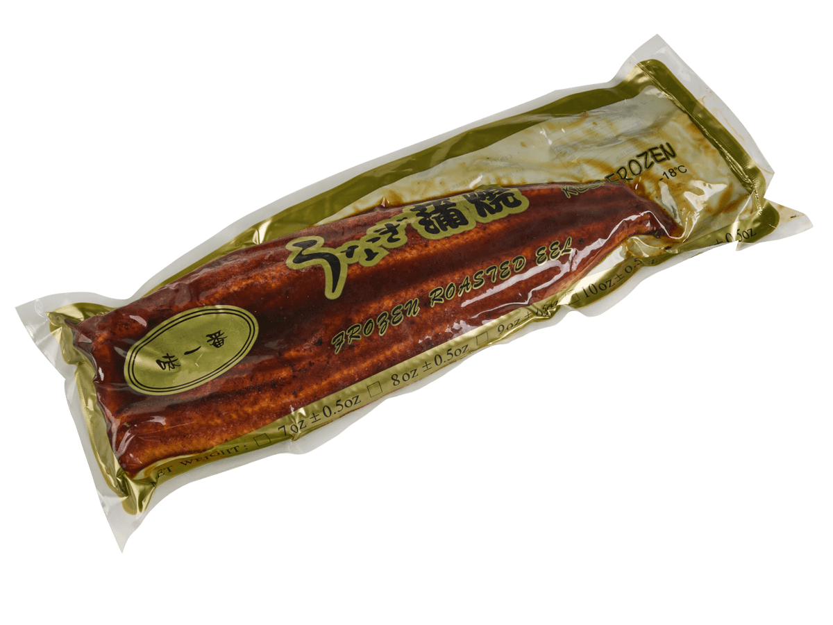 Угорь жареный филе 530-710г 15% соуса, Китай