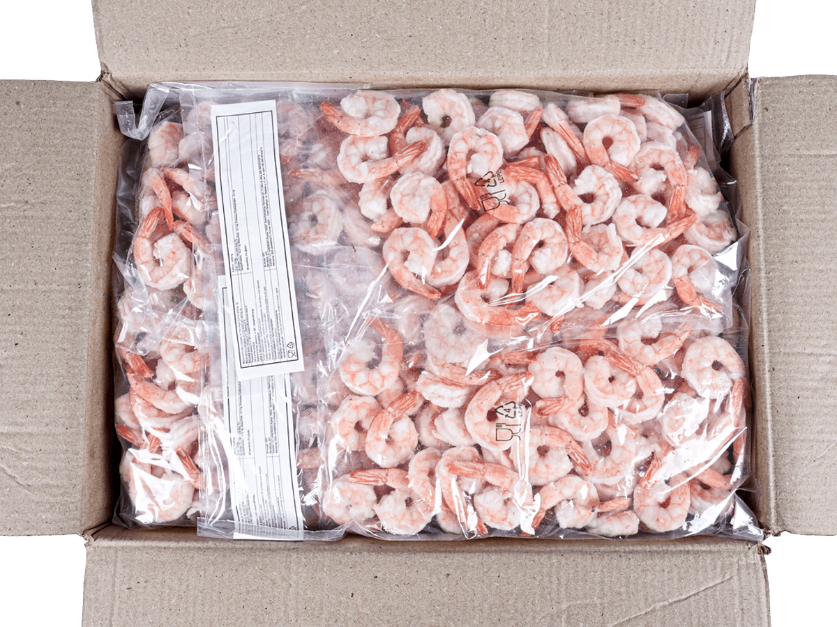 Креветка ваннамей бланш. очищ. с хв. 31/40 IQF 1кг, Индия