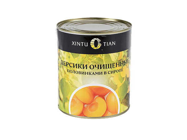 Персики половинки 3кг, Китай