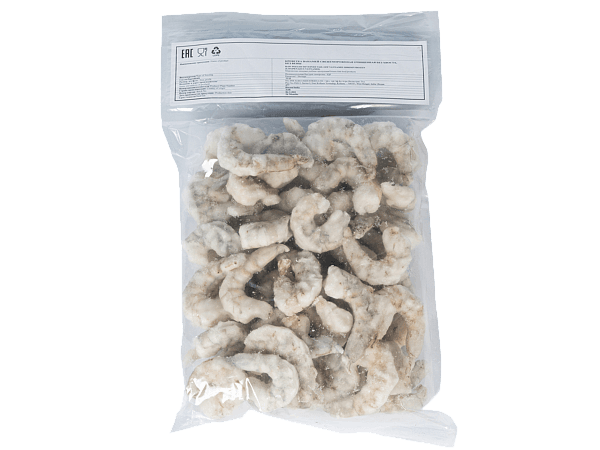 Креветка ваннамей с/м очищ. без вены 21/25, IQF 1кг, Индия