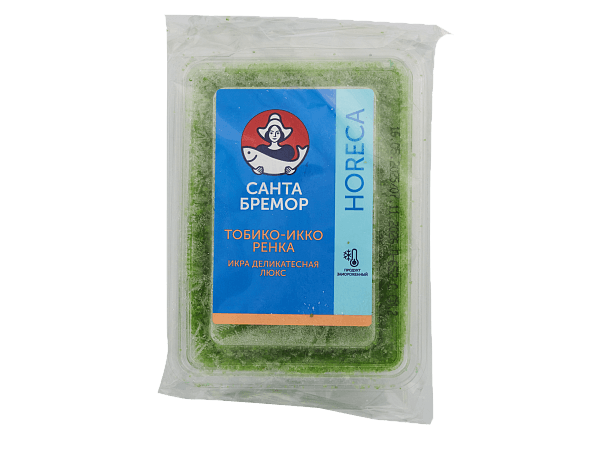 Икра Тобико-ИККО зеленая 500г, Санта Бремор, Беларусь