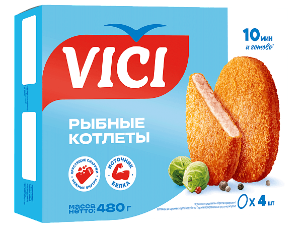 Рыбные котлеты в хрустящей корочке