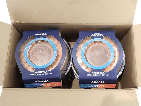 Креветка королевская с соусом