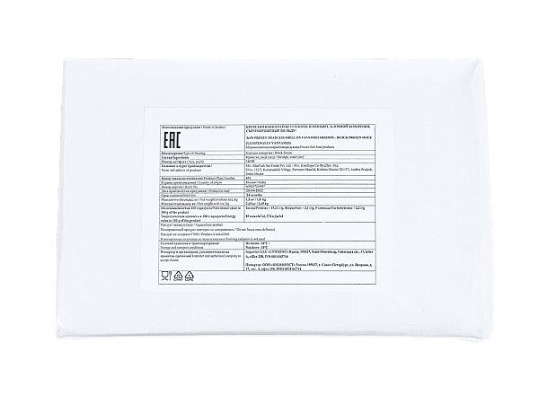 Креветка ваннамей с/м б/г в панц. 16/20, бл. 1,8кг, Индия