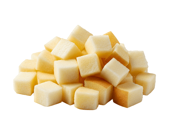 Яблоко кубик с/м 10кг, Киргизия