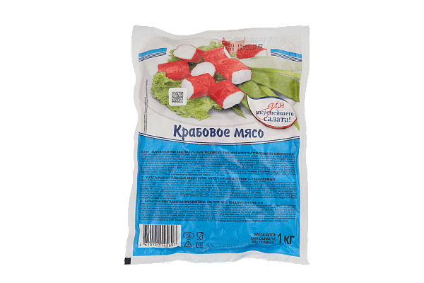 Мясо крабовое Эконом Маркет 500г, Санта-Бремор, Беларусь