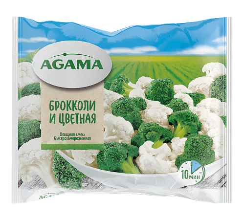 Брокколи и цветная