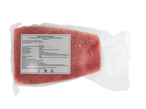 Тунец филе Yellowfin с/м филе AA 250-500г, Вьетнам