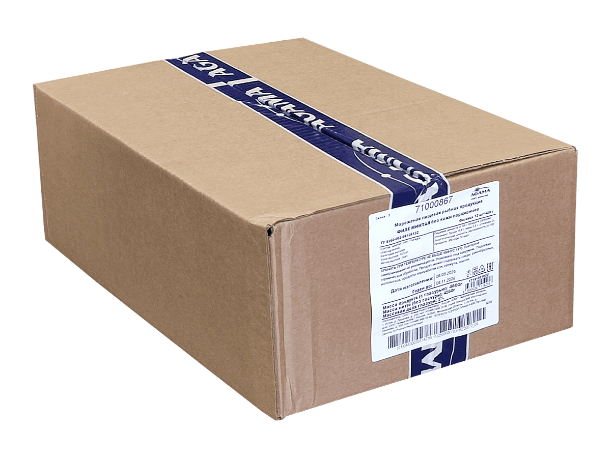 Филе минтая порционное