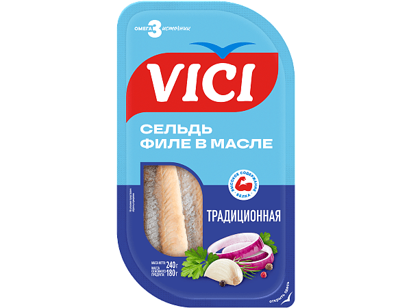 Сельдь филе «Традиционная» в масле