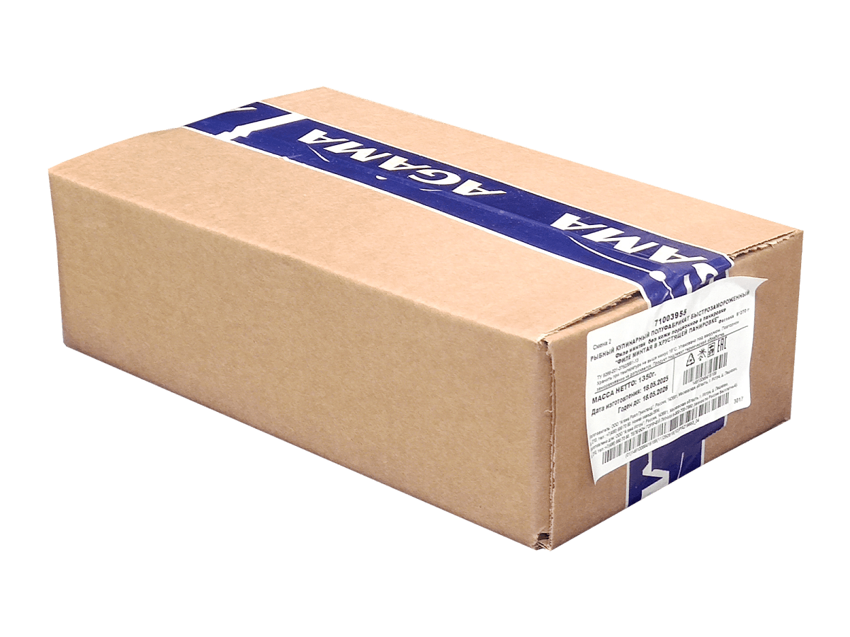 Филе минтая в хрустящей панировке