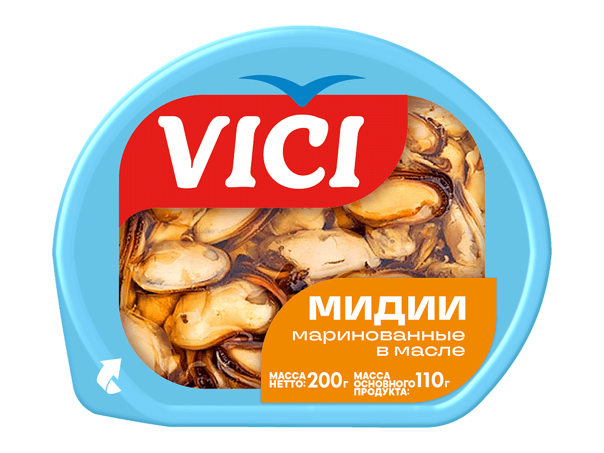 Мидии маринованные в масле