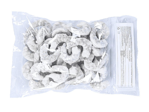 Креветка ваннамей с/м очищ. без вены 16/20, IQF 1кг, Индия