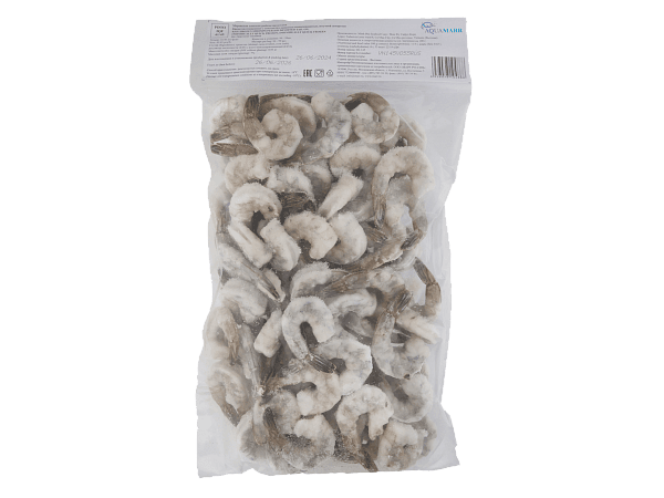 Креветка ваннамей с/м очищ. с хв., 41/45, IQF 1кг., Вьетнам