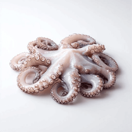 Осьминог целый с/м очищенный 2-3кг, Марокко