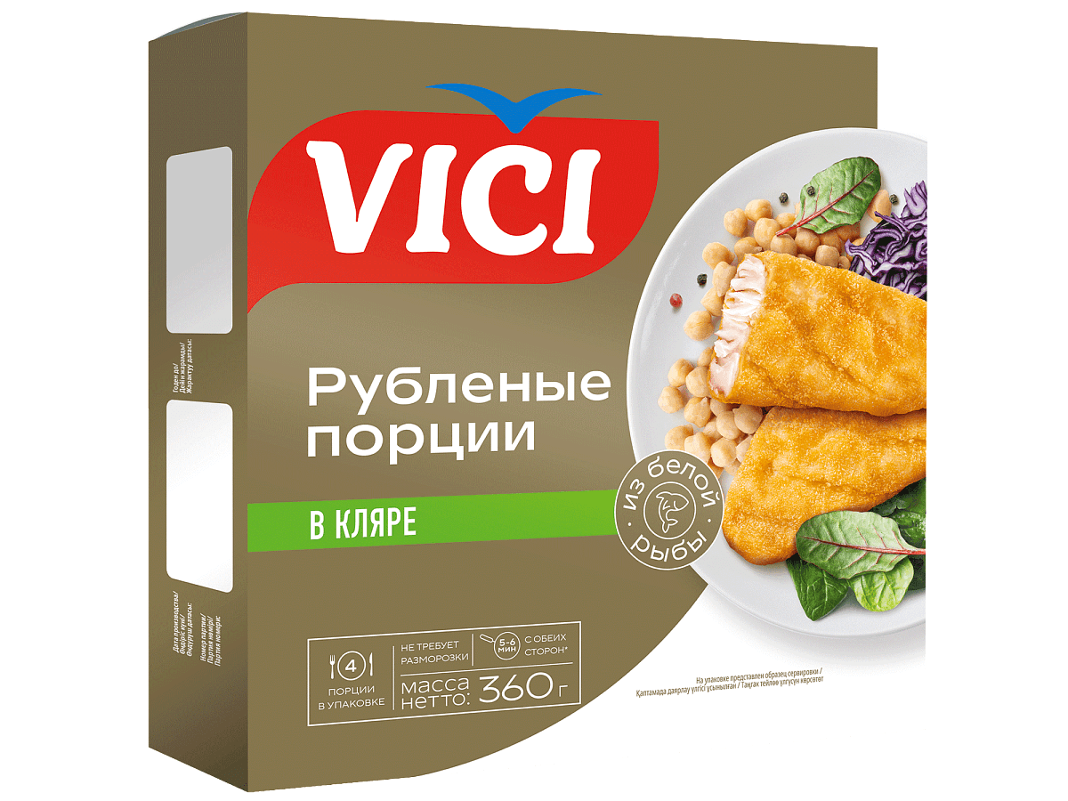 Рубленые порции в кляре