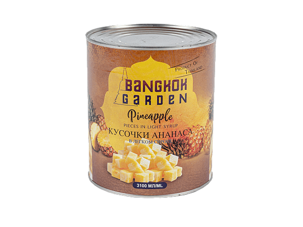 Ананасы в сиропе кусочки 3,05кг