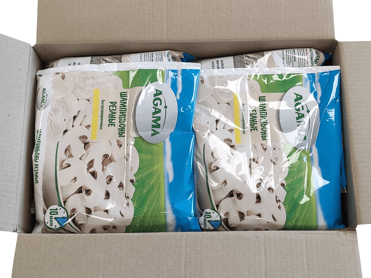 Шампиньоны резаные