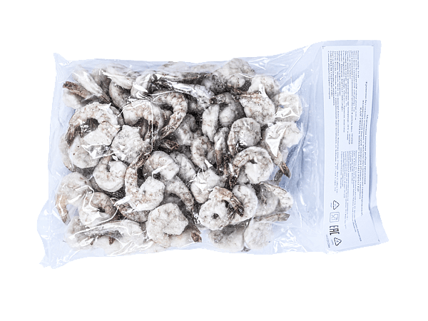 Креветка ваннамей с/м очищ. с хв. 31/40, IQF 1кг, Индия