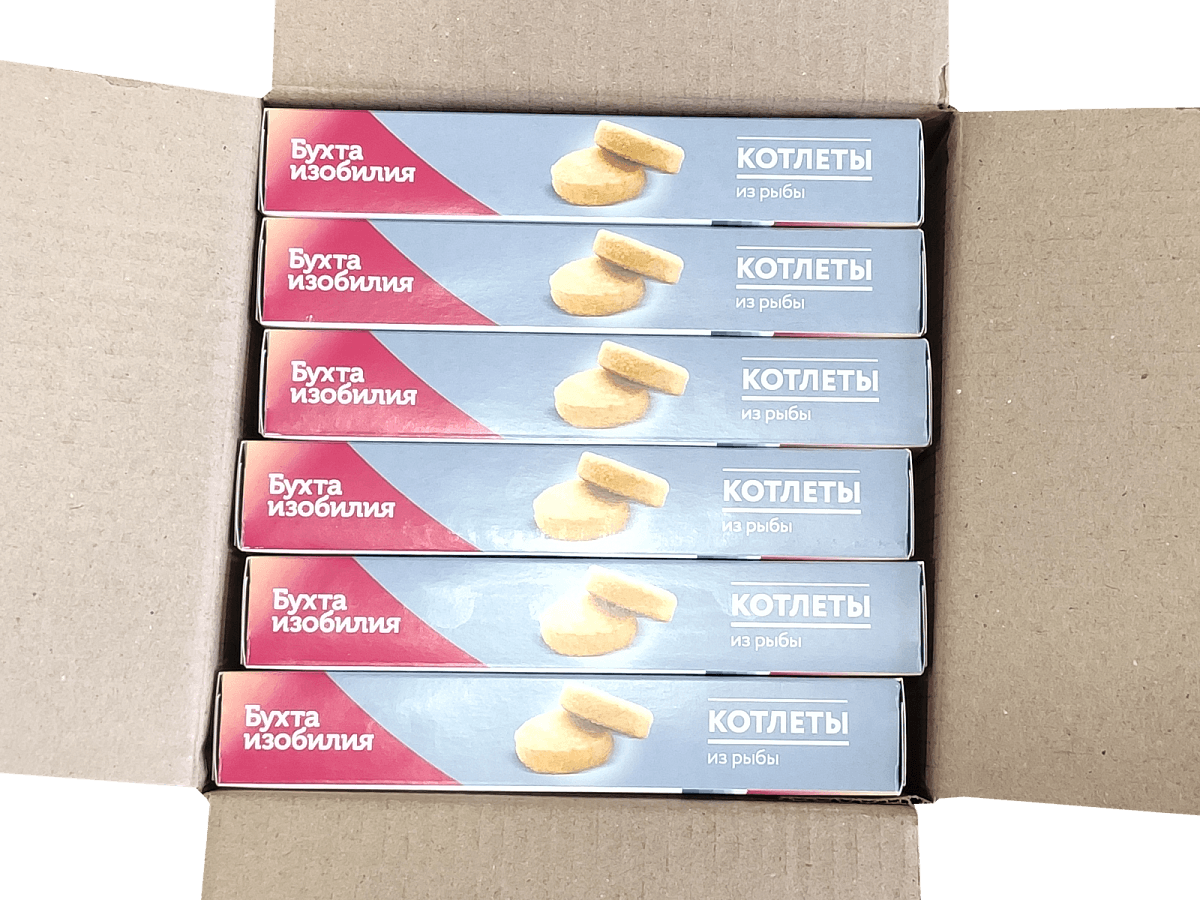 Котлеты из трески атлантической и минтая