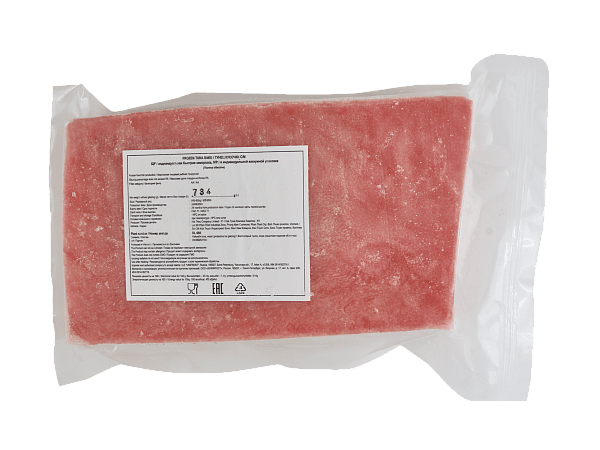 Тунец филе Yellowfin с/м филе AA 500-800г, Вьетнам