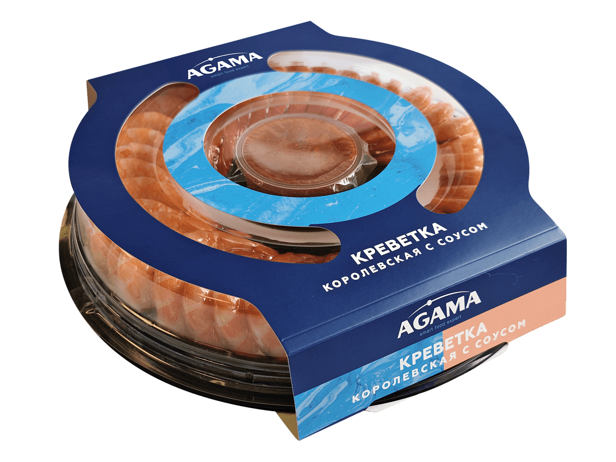 Креветка королевская с соусом